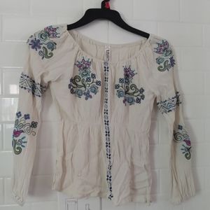 Girls Embroidered Top